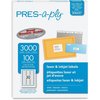 Pres-A-Ply Label, Lsr/Inkjet, 2-5/8X1, We 3000PK AVE30600